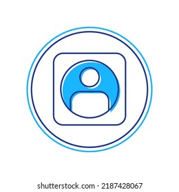 Filled outline Create account screen icon isolated on white background.  Vector