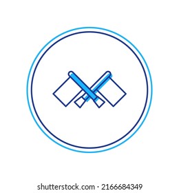 Icono de indicador de contorno relleno aislado en fondo blanco. Símbolo del marcador de ubicación.  Vector