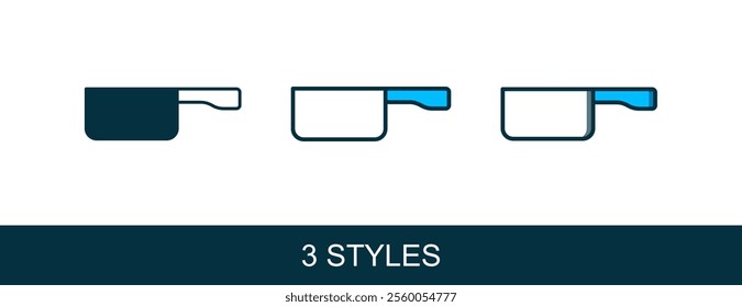 Filled outline Frying pan icon isolated on white background. Fry or roast food symbol.  Vector