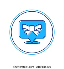 Gekühlte Umrissschenkelschenkel, Symbol einzeln auf weißem Hintergrund.  Vektorgrafik