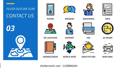 filled outline icon pack for designers and developers. Icons for social media, social network, communication,contact us, digital marketing, for websites and mobile websites and apps.