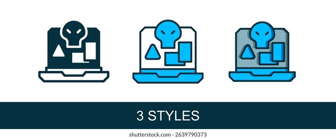 Filled outline Internet piracy icon isolated on white background. Online piracy. Cyberspace crime with file download and movies sharing.  Vector