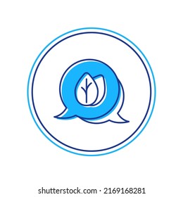 Filled outline Leaf icon isolated on white background. Leaves sign. Fresh natural product symbol.  Vector