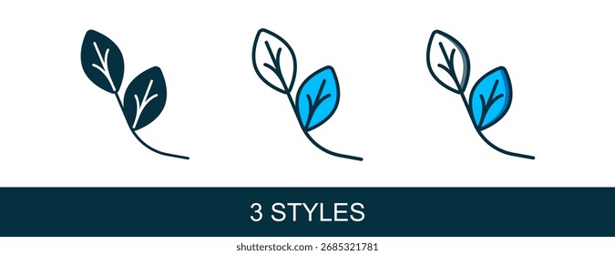 Filled outline Leaf icon isolated on white background. Leaves sign. Fresh natural product symbol.  Vector