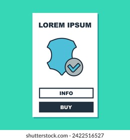 Filled outline Leather icon isolated on turquoise background.  Vector