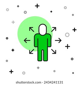 Icono de trabajo del gestor de multitareas aislado sobre fondo blanco.  Vector