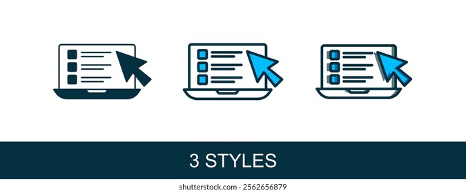 Filled outline Online quiz, test, survey or checklist icon isolated on white background. Exam list. E-education concept.  Vector