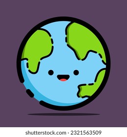 filled outline planet icon icon vector icon flat design illustration isolated on white
