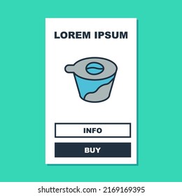 Filled outline Pour over coffee maker icon isolated on turquoise background. Alternative methods of brewing coffee. Coffee culture.  Vector