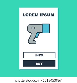 Filled outline Scanner scanning bar code icon isolated on turquoise background. Barcode label sticker. Identification for delivery with bars.  Vector