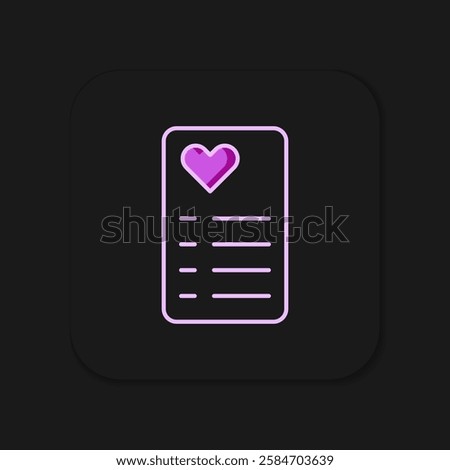 Filled outline Shopping list icon isolated on black background. Flat filled outline style with shadow. Vector