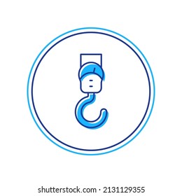 Icono de escala de primavera de contorno relleno aislado en fondo blanco. Equilibrio para pesaje. Determinación del peso.  Vector