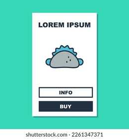 Filled outline Taco with tortilla icon isolated on turquoise background. Traditional mexican fast food menu.  Vector