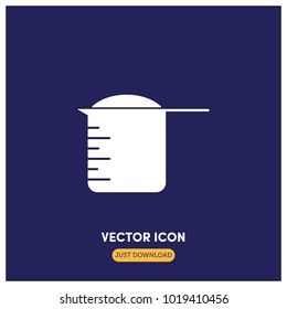 Filled Protein Tankard Vector Icon Illustration