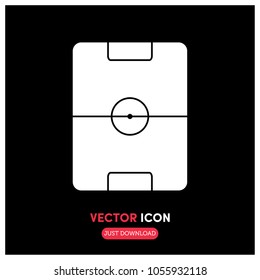 Filled Stadium Vector Icon Illustration