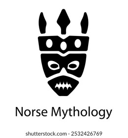 A filled style icon of norse mythology 