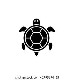 filled tortoise icon, graphic illustration from Pet-vet collection, for web and app design