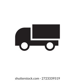 Ícone de vetor preenchido para entrega, entrega e serviço de logística.