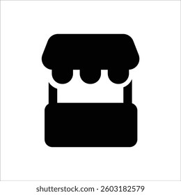 A filled version of the seller shop icon.