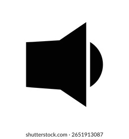 Filled Volume Button. Audio Sound Speaker Icon for Apps