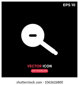 Filled Zoom Out Vector Symbol.Modern,Creative,Minimalist Zoom Out Vector Icon Illustration For Website and Mobile App.Ui/Ux