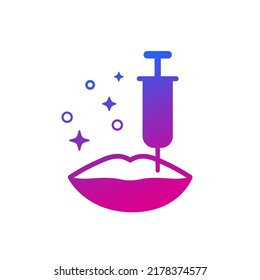 filler injection for lips icon