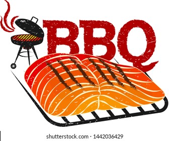 Fillet of fish meat grilled