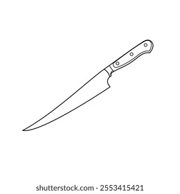 Fillet knife fisherman illustration [Kinds of Knives]