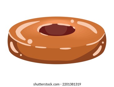 filling caramel with isolated icon