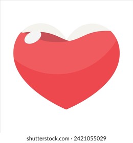 Llenando ilustración vectorial Heart Love