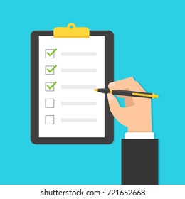 filling out forms design. Vector illustration