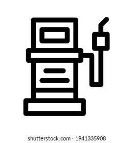 icono de estación de llenado o logotipo símbolo de señalización aislado ilustración vectorial de alta calidad estilo negro iconos vectoriales

