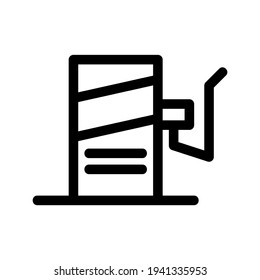 filling station icon or logo isolated sign symbol vector illustration - high quality black style vector icons
