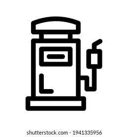 filling station icon or logo isolated sign symbol vector illustration - high quality black style vector icons
