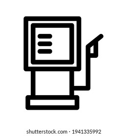 icono de estación de llenado o logotipo símbolo de señalización aislado ilustración vectorial de alta calidad estilo negro iconos vectoriales

