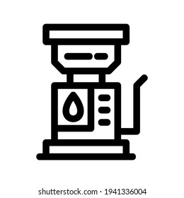 icono de estación de llenado o logotipo símbolo de señalización aislado ilustración vectorial de alta calidad estilo negro iconos vectoriales
