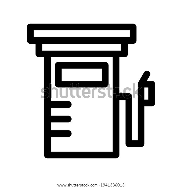 filling station\
icon or logo isolated sign symbol vector illustration - high\
quality black style vector\
icons\
