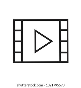 Film App Icon Design Vector