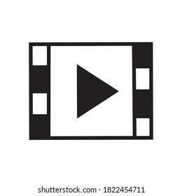Film App Icon Design Vector