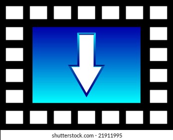 film with arrow