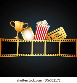 film award design, vector illustration eps10 graphic 