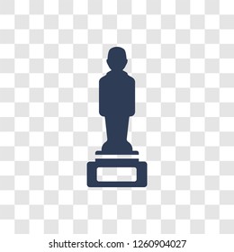 film award icon. Trendy film award logo concept on transparent background from Cinema collection