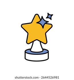 Film Award Icon vector stock illustration