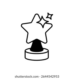 Film Award Icon vector stock illustration