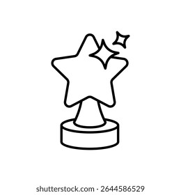 Film Award Icon vector stock illustration