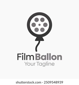 Film Ballon Logo Design Template. Good for Business, Agency, Community and Organization