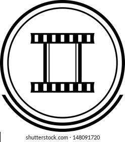 Film button black
