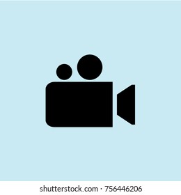 film camera con vector