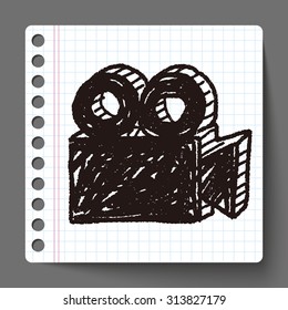 film camera doodle