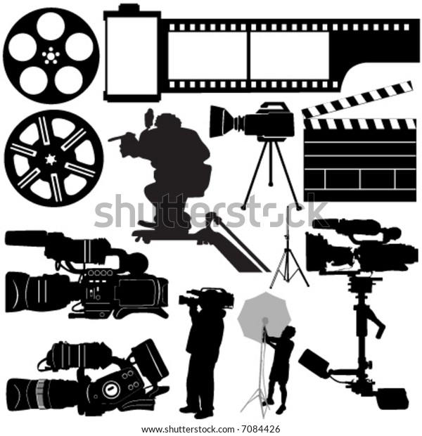 Film Camera Equipments Vector Stock Vector (Royalty Free) 7084426
